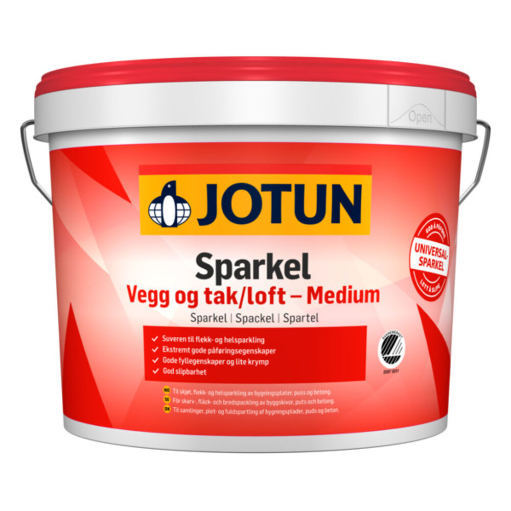 Jotun Sparkel Vegg / Tak Medium 10 l