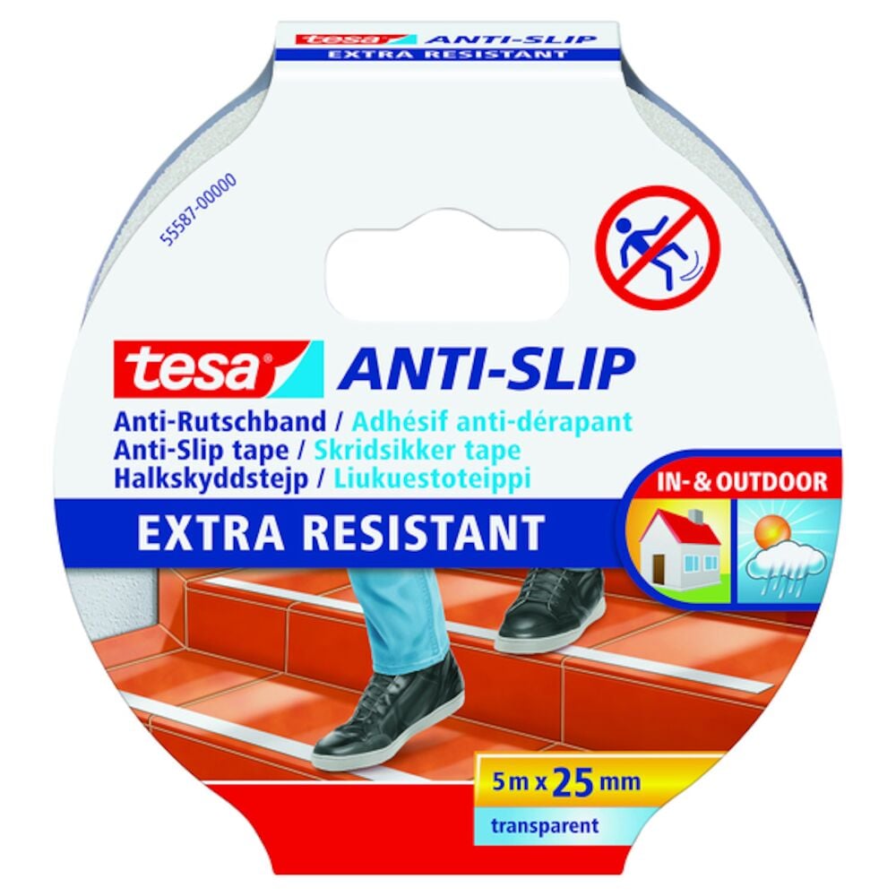 Tesa Antiskli Tape Transparent 25 mm x 5 m