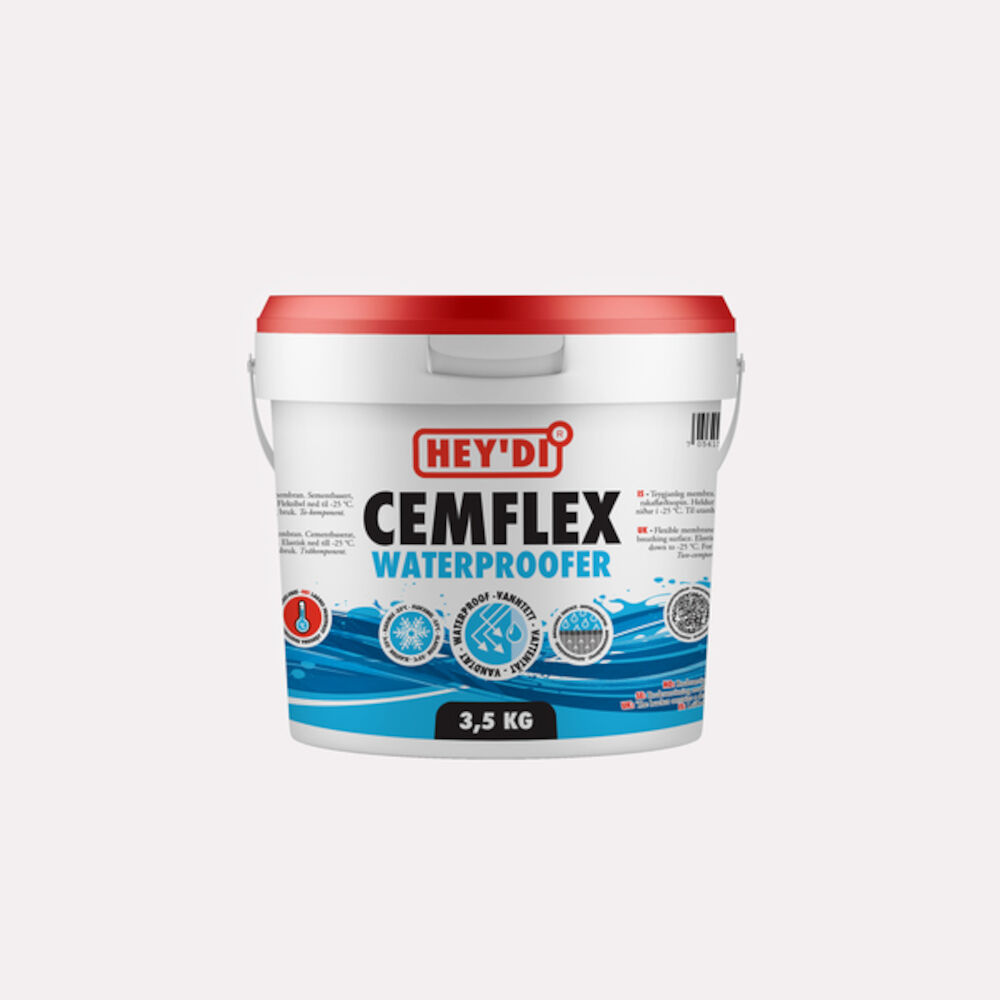 Heydi Cemflex Membran Pulver A + B 3,5 kg