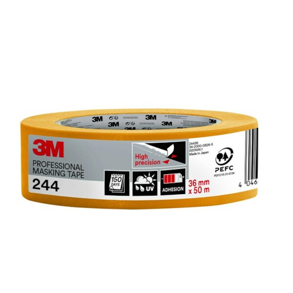 3M Maskeringstape 244 - 36 mm x 50 m